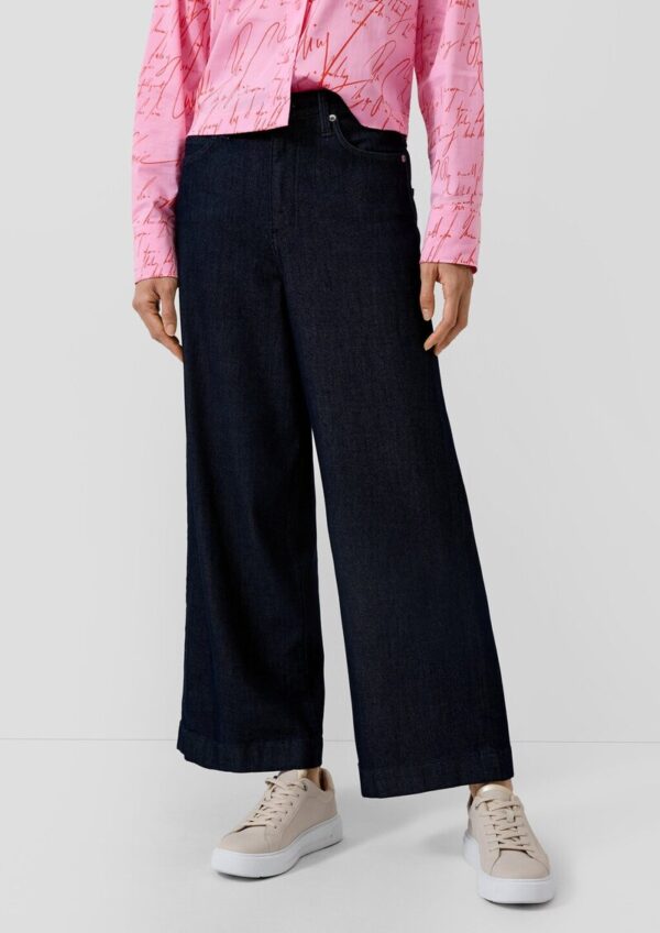Cropped-Jeans Suri / Regular Fit / High Rise / Wide Leg