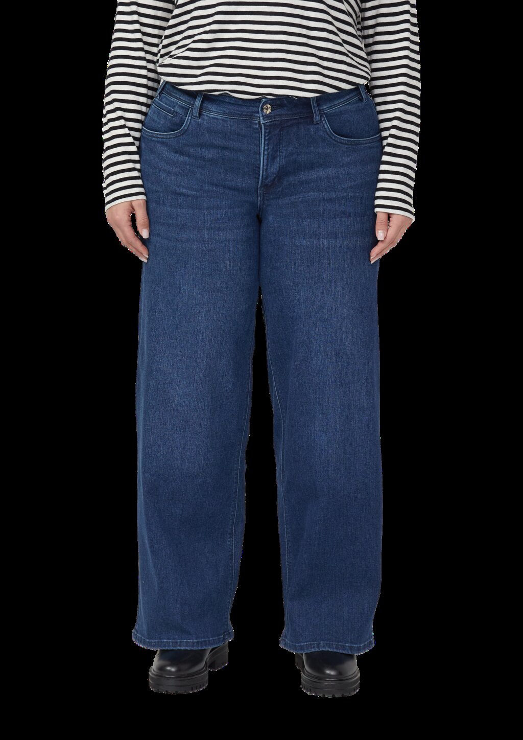 Jeans / Relaxed Fit / Mid Rise / Wide Leg