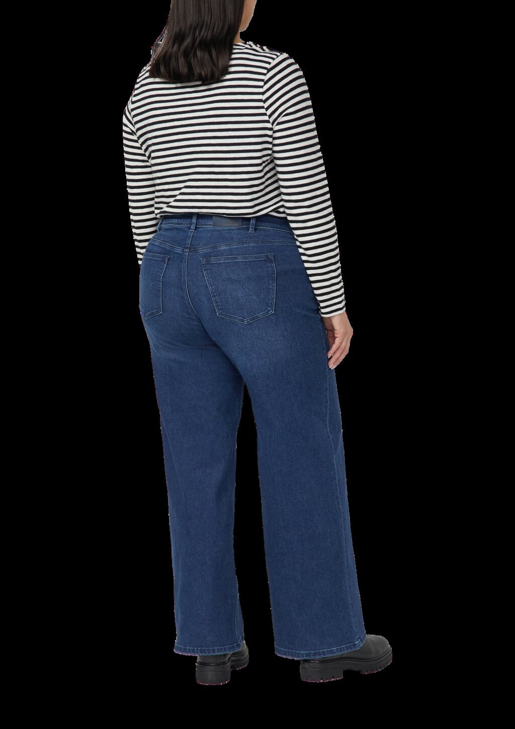 Jeans / Relaxed Fit / Mid Rise / Wide Leg