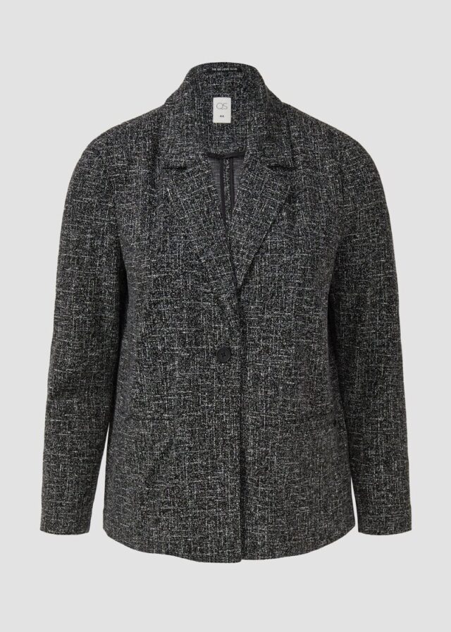 Blazer aus Interlockjersey