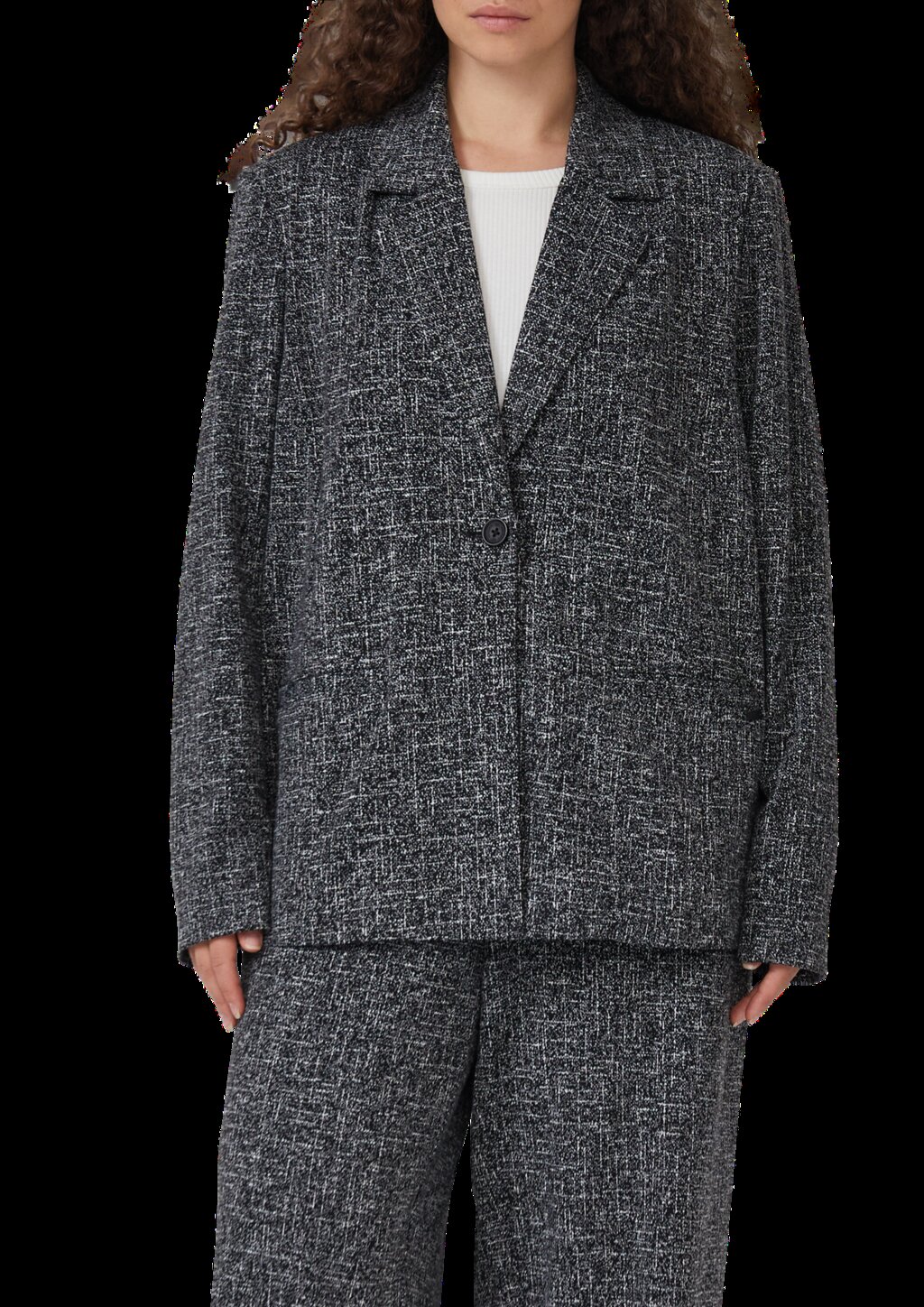 Blazer aus Interlockjersey