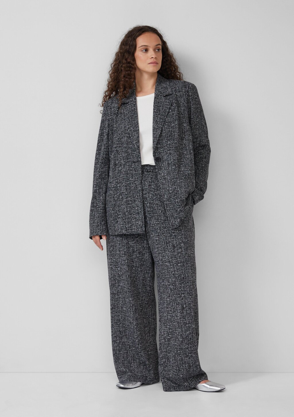 Blazer aus Interlockjersey