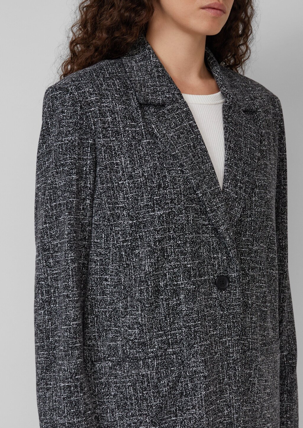 Blazer aus Interlockjersey