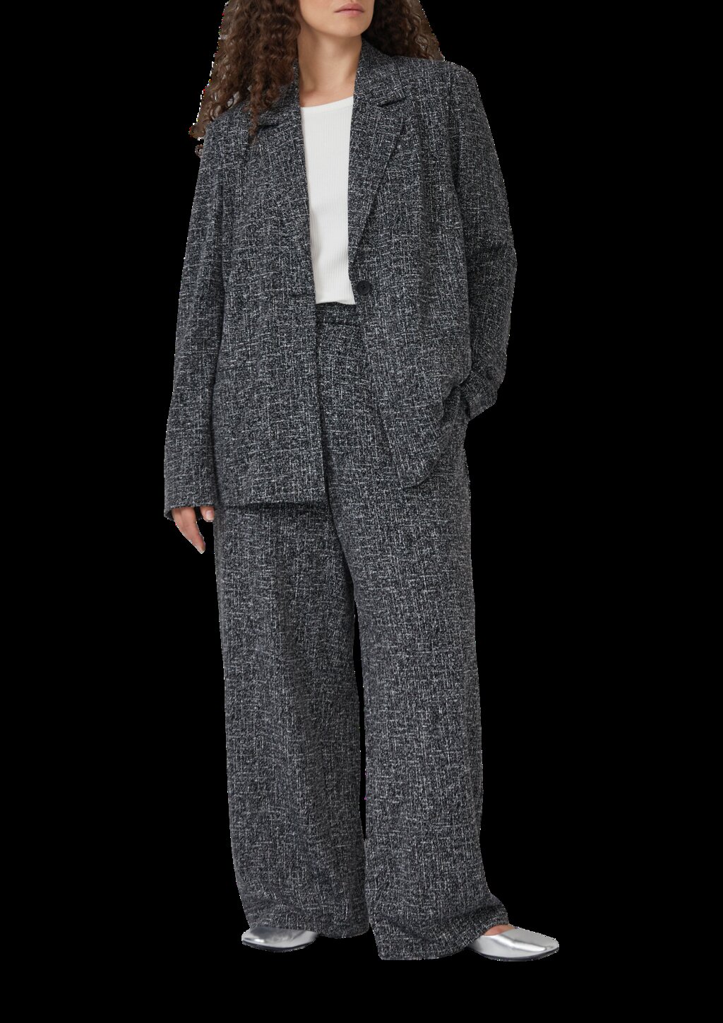 Blazer aus Interlockjersey