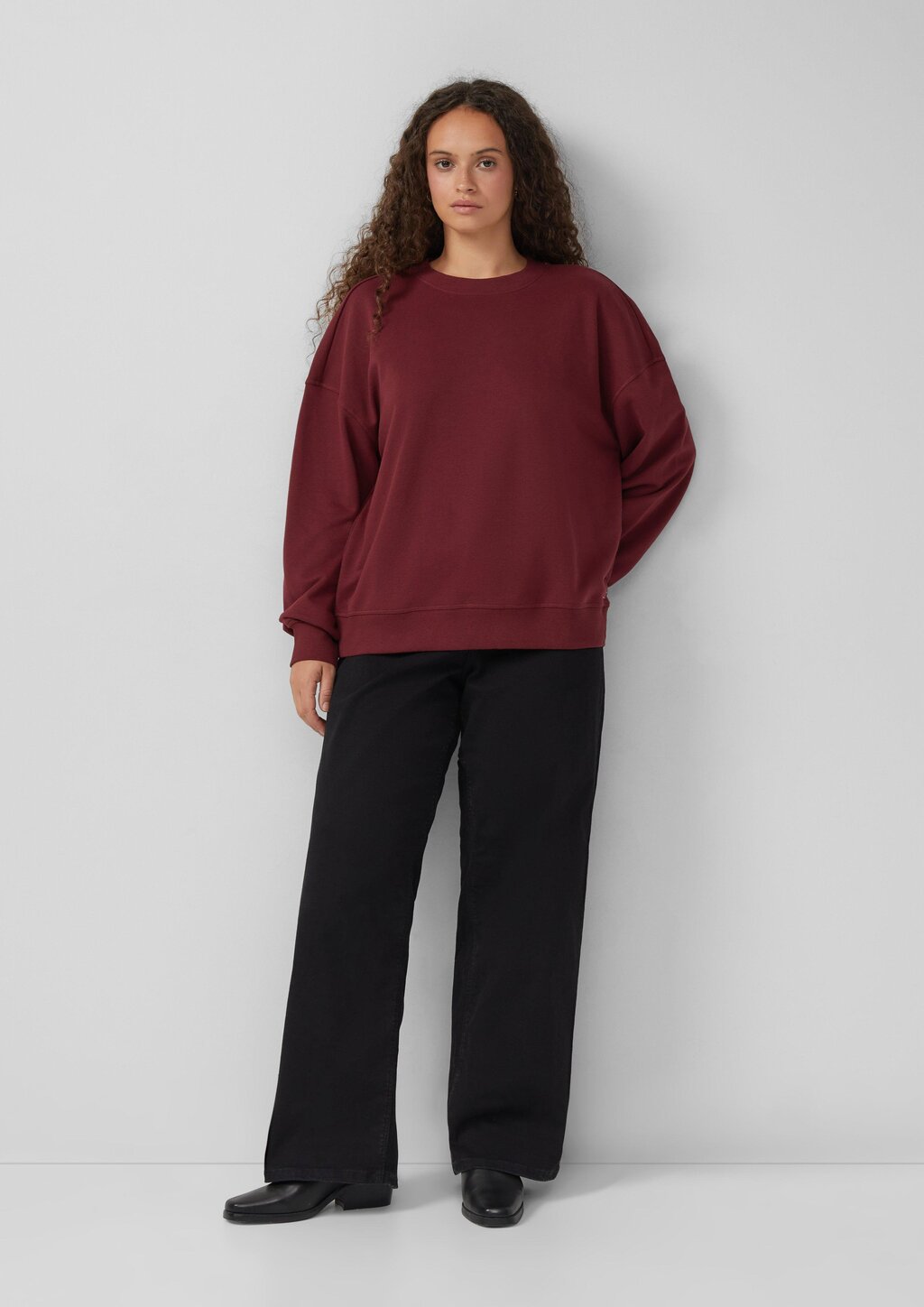 Sweatshirt im Boxy Fit