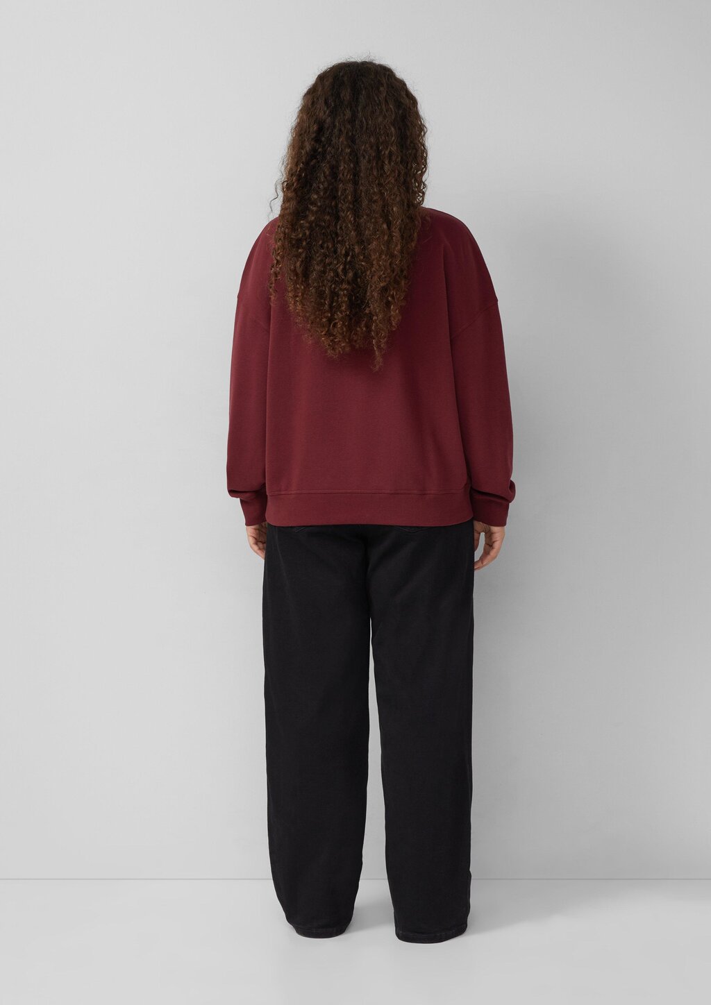 Sweatshirt im Boxy Fit