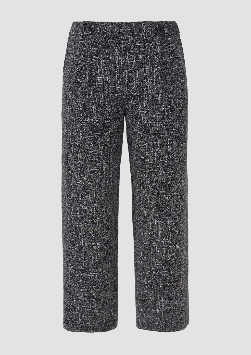 Wide Leg-Hose aus Interlockjersey