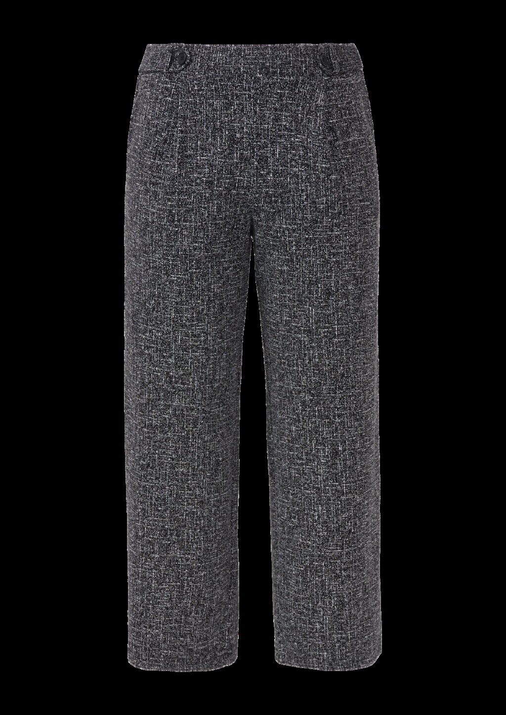 Wide Leg-Hose aus Interlockjersey