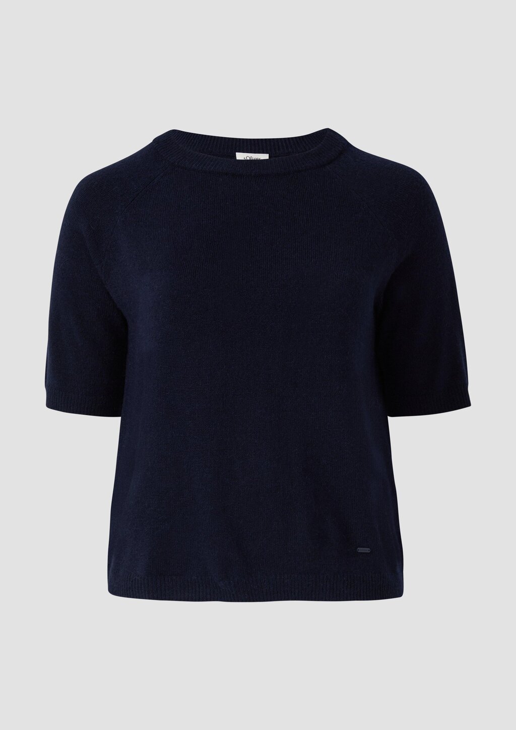 Kurzarmpullover aus Alpakamix