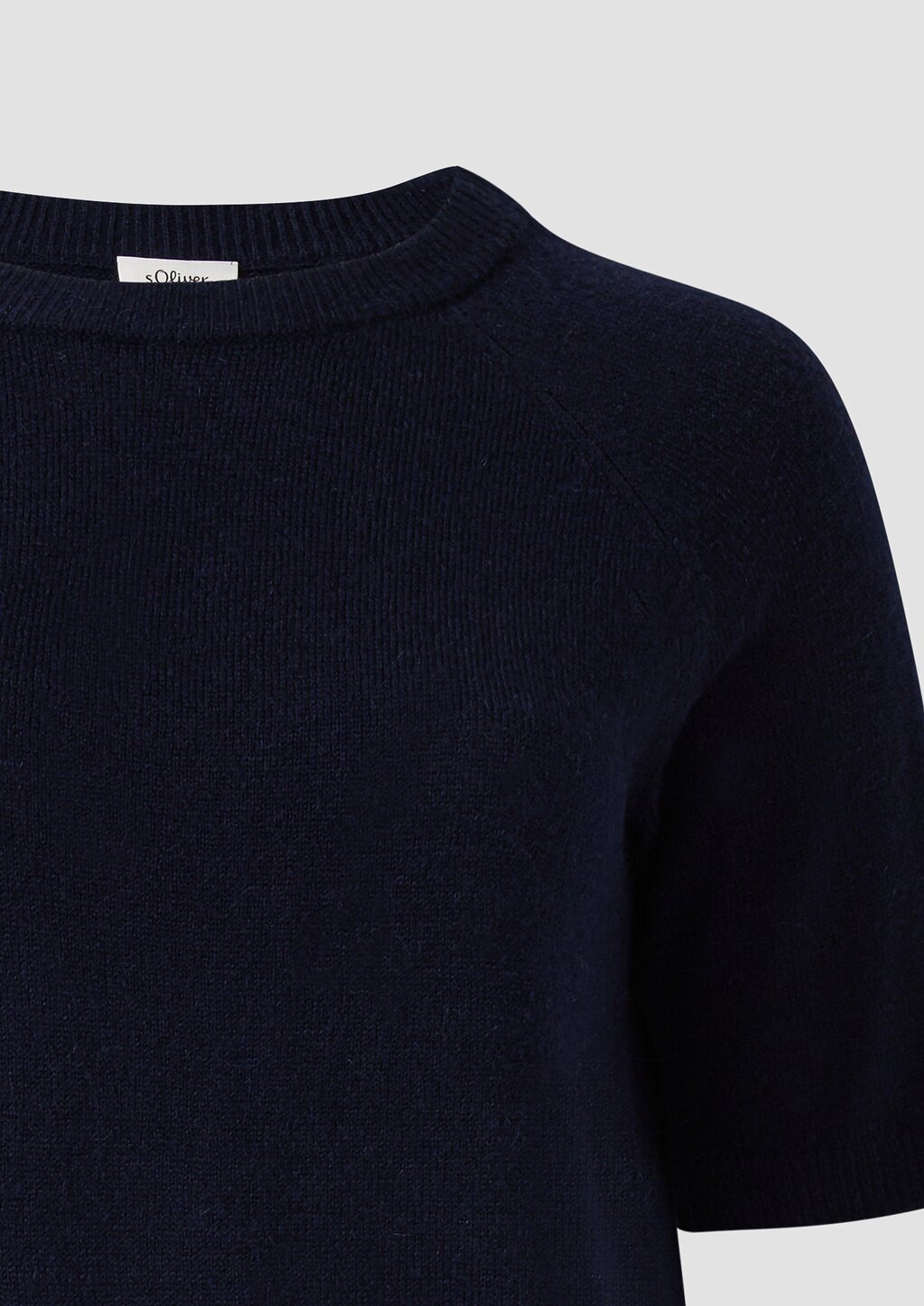 Kurzarmpullover aus Alpakamix