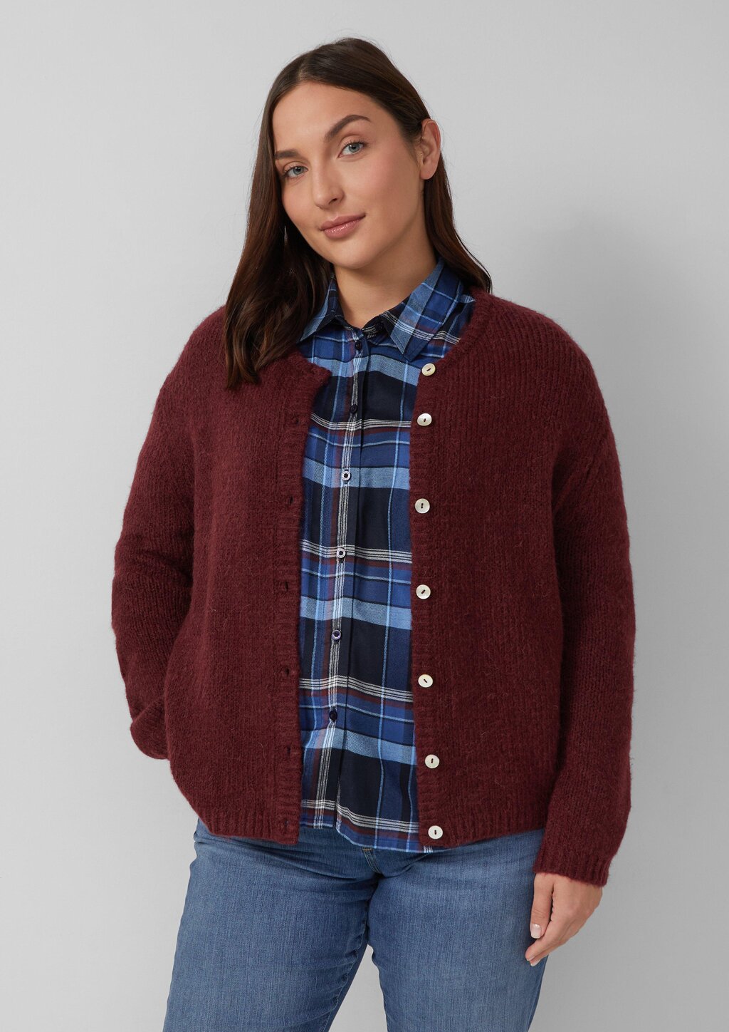 Cardigan aus Alpakamix