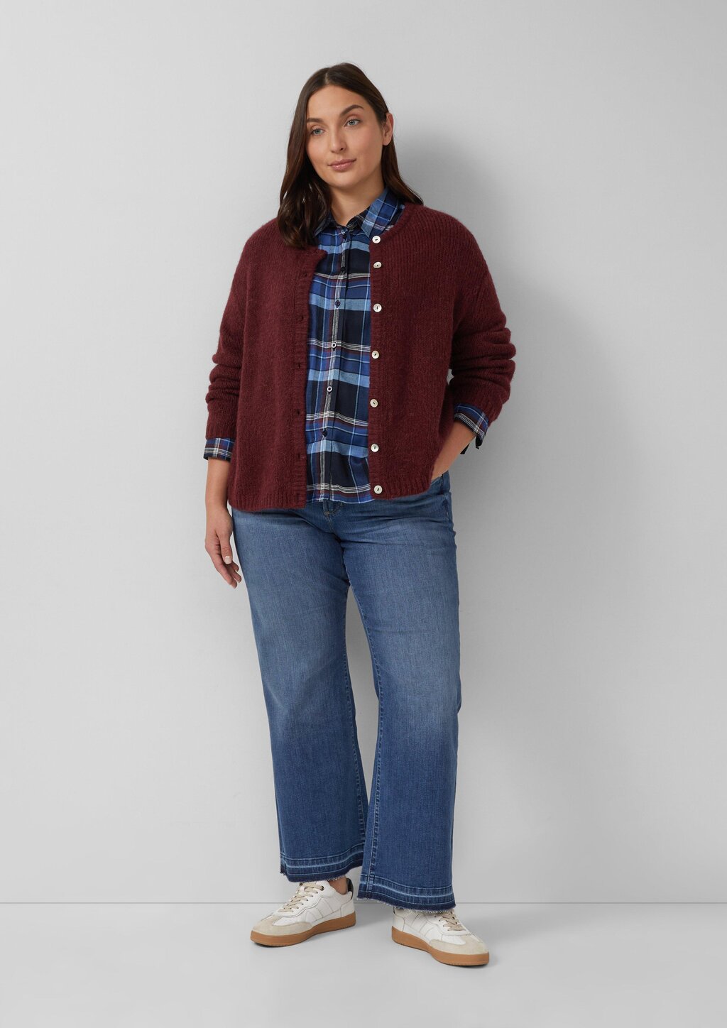 Cardigan aus Alpakamix