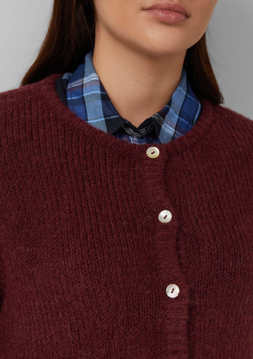 Cardigan aus Alpakamix