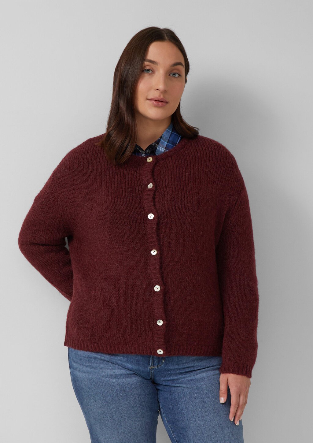 Cardigan aus Alpakamix