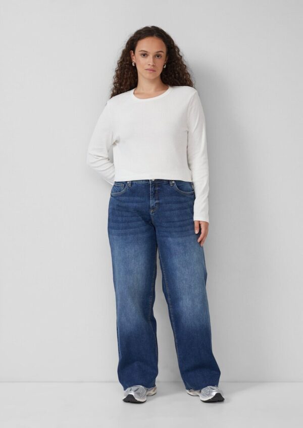 Jeans / Slim Fit / Mid Rise / Wide Leg / Superstretch