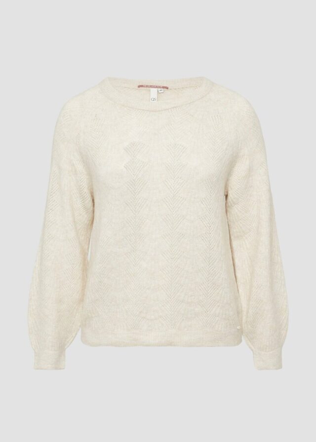 Pullover mit Ajourmuster