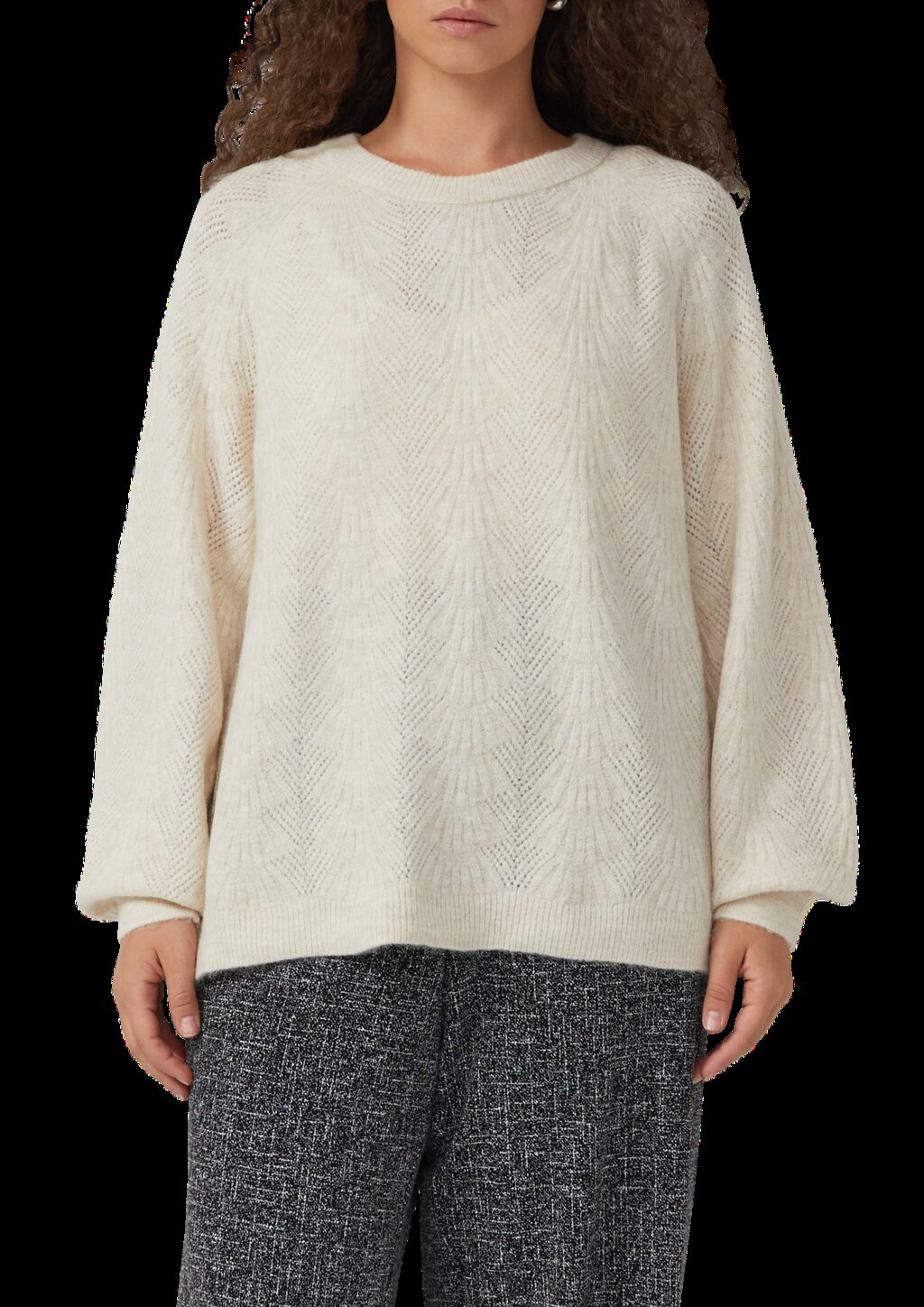 Pullover mit Ajourmuster