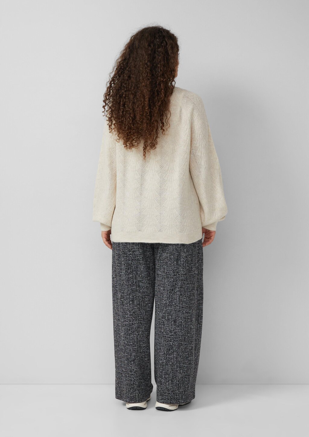 Pullover mit Ajourmuster