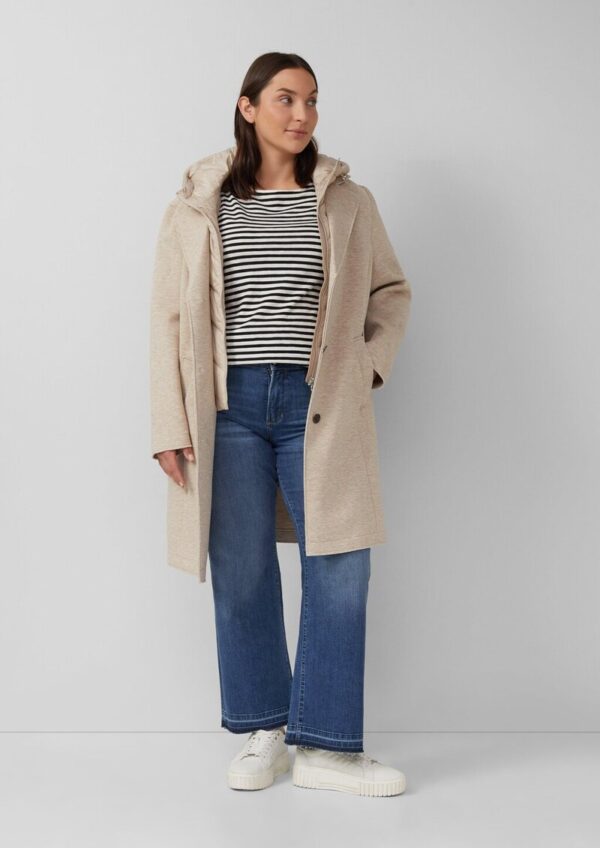 Jeans / Slim Fit / Mid Rise / Flared Leg / offener Saum