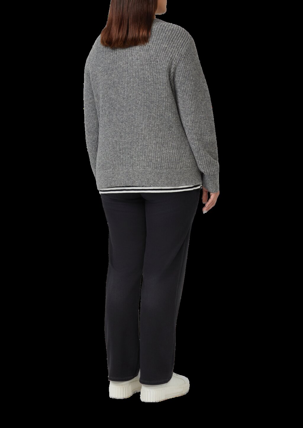 Strickpullover aus Wollmix