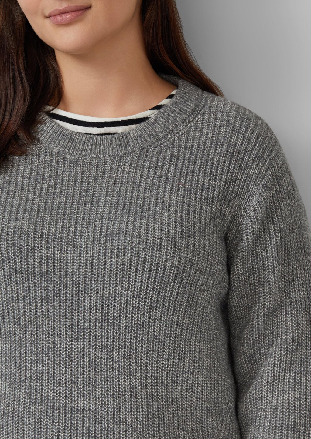 Strickpullover aus Wollmix