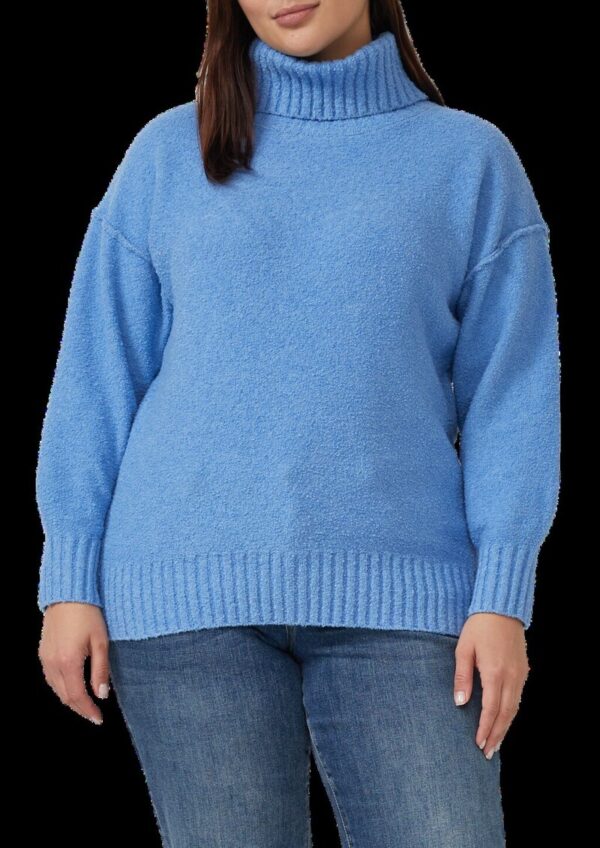 Kuscheliger Strickpullover mit breitem Rollkragen