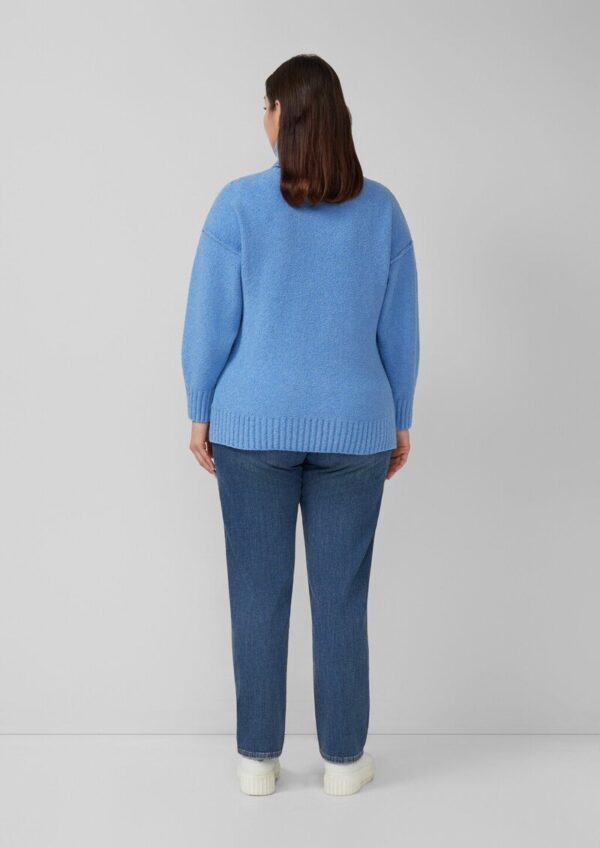 Kuscheliger Strickpullover mit breitem Rollkragen