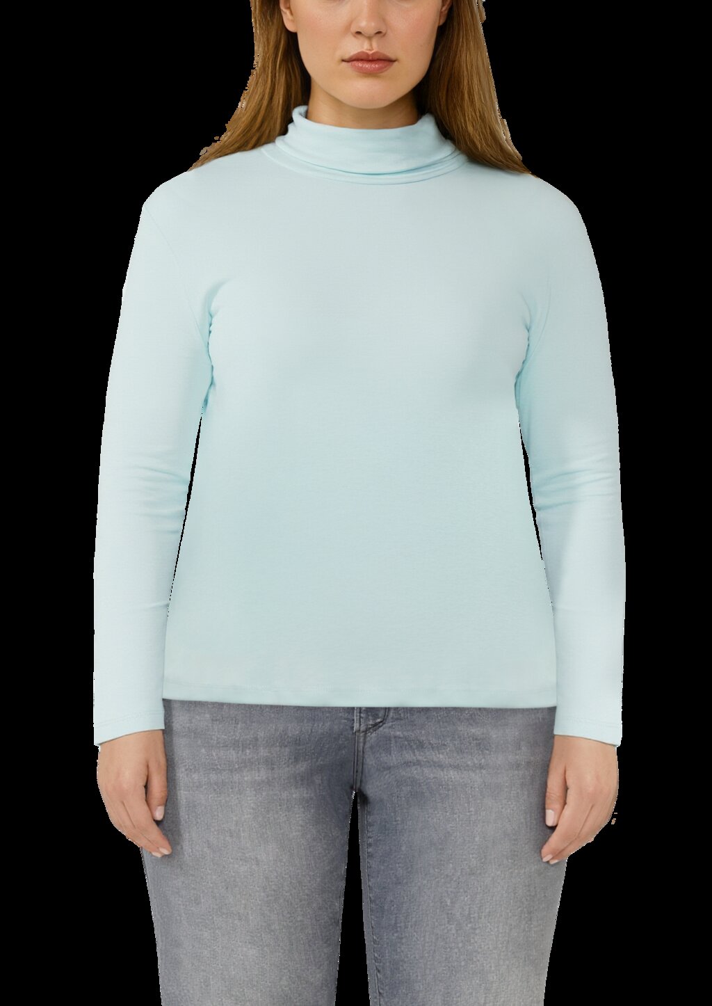 Longsleeve mit Rollkragen