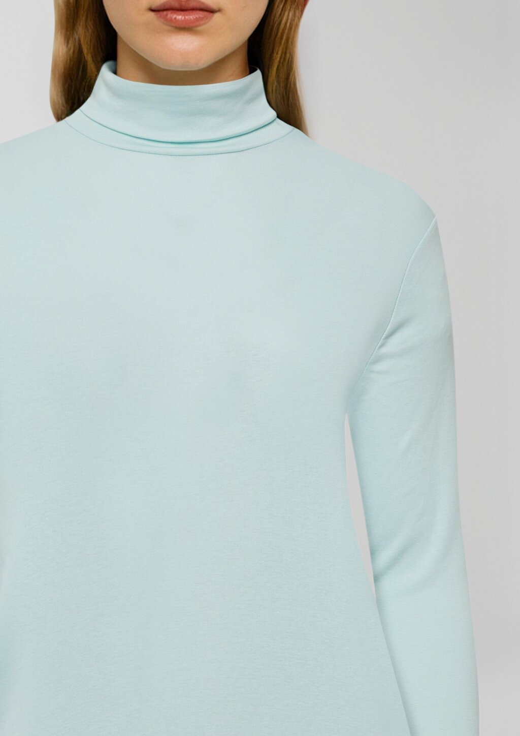 Longsleeve mit Rollkragen