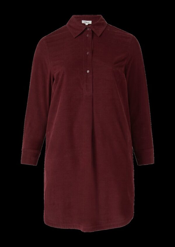 Feincord-Kleid im Relaxed Fit mit Eingrifftaschen