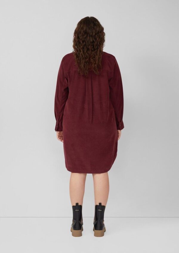 Feincord-Kleid im Relaxed Fit mit Eingrifftaschen