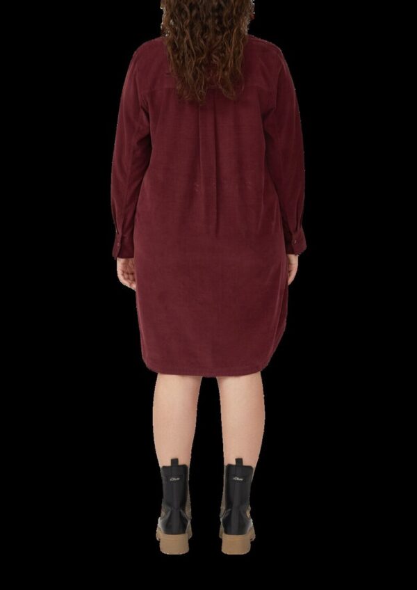 Feincord-Kleid im Relaxed Fit mit Eingrifftaschen