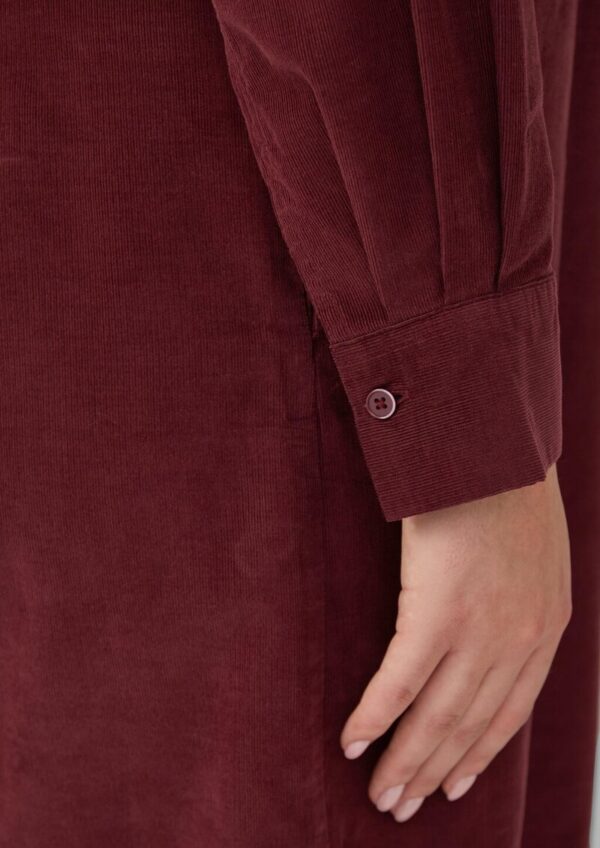 Feincord-Kleid im Relaxed Fit mit Eingrifftaschen