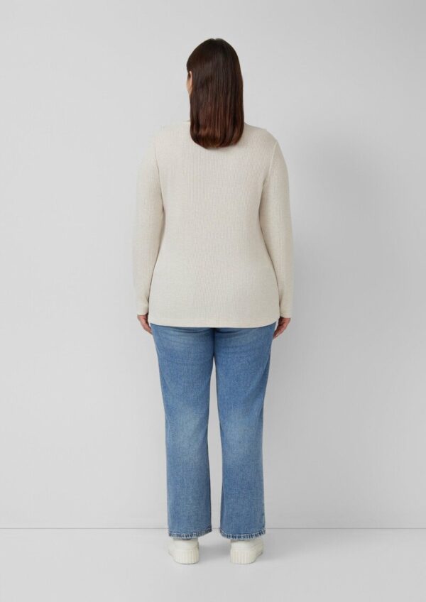 Strick-Shirt mit Volants