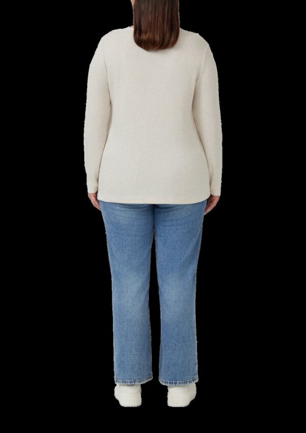 Strick-Shirt mit Volants