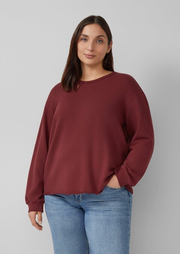 Sweatshirt im Relaxed Fit mit Rollsaum