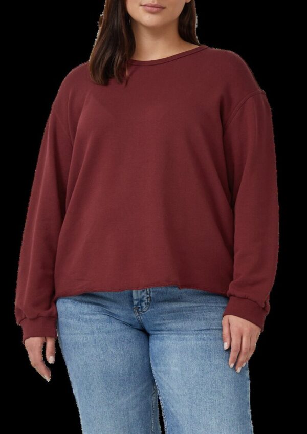 Sweatshirt im Relaxed Fit mit Rollsaum