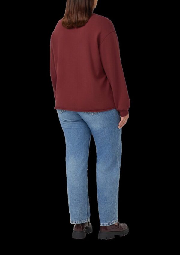 Sweatshirt im Relaxed Fit mit Rollsaum