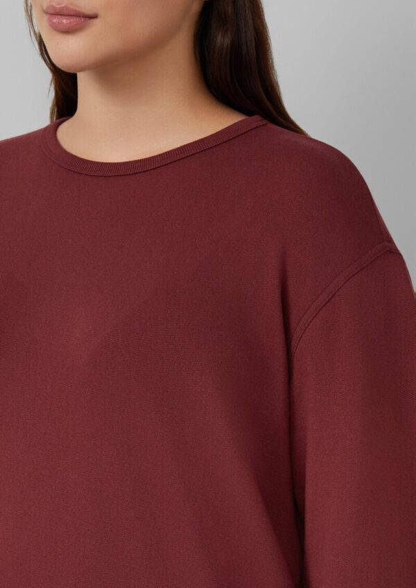 Sweatshirt im Relaxed Fit mit Rollsaum