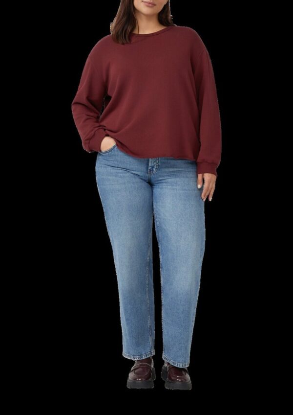 Sweatshirt im Relaxed Fit mit Rollsaum