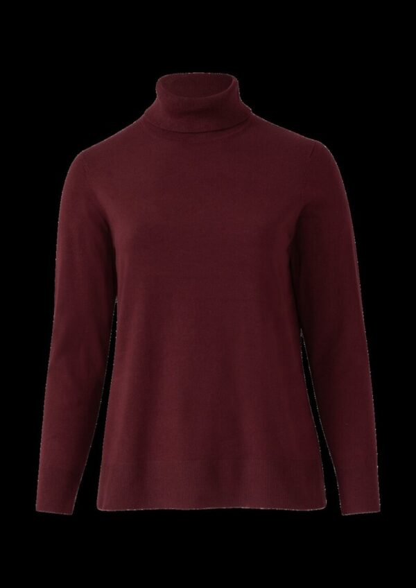 Strickpullover aus Viskosemix mit Rollkragen