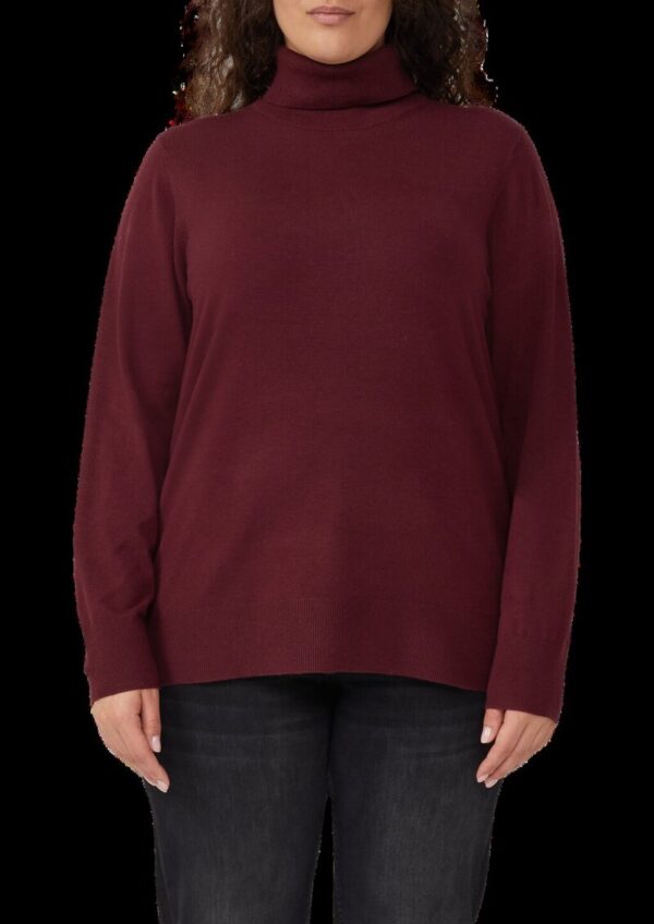 Strickpullover aus Viskosemix mit Rollkragen