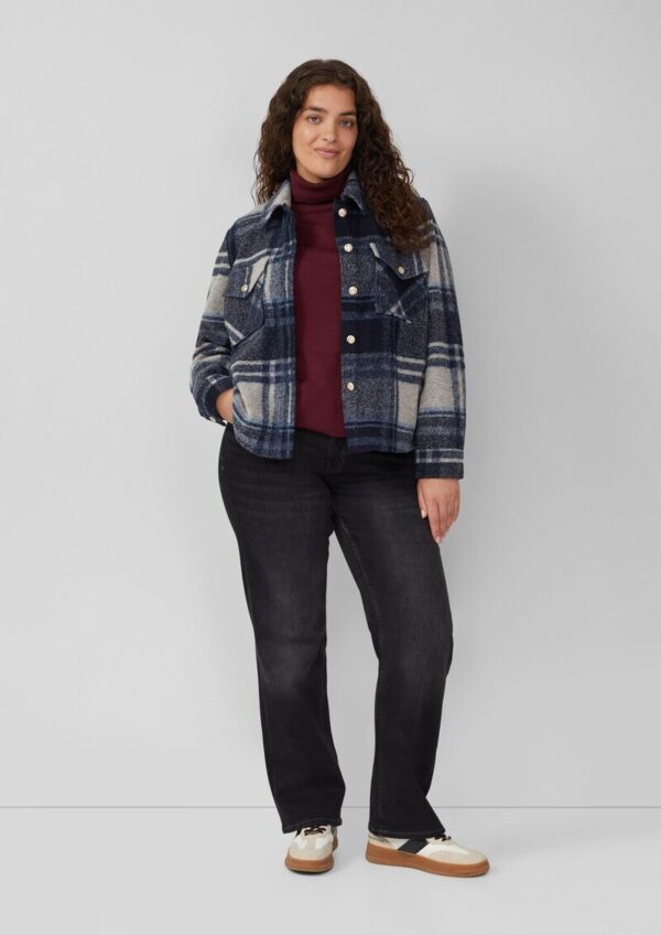 Strickpullover aus Viskosemix mit Rollkragen