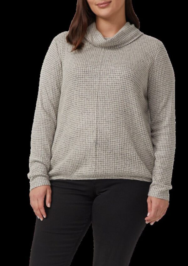 Langärmliges Jersey-Shirt mit elastischem Saum