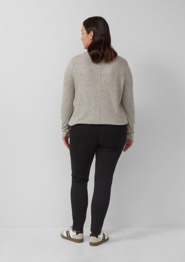 Langärmliges Jersey-Shirt mit elastischem Saum