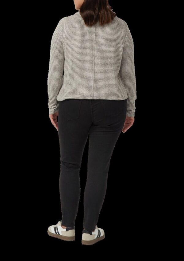 Langärmliges Jersey-Shirt mit elastischem Saum