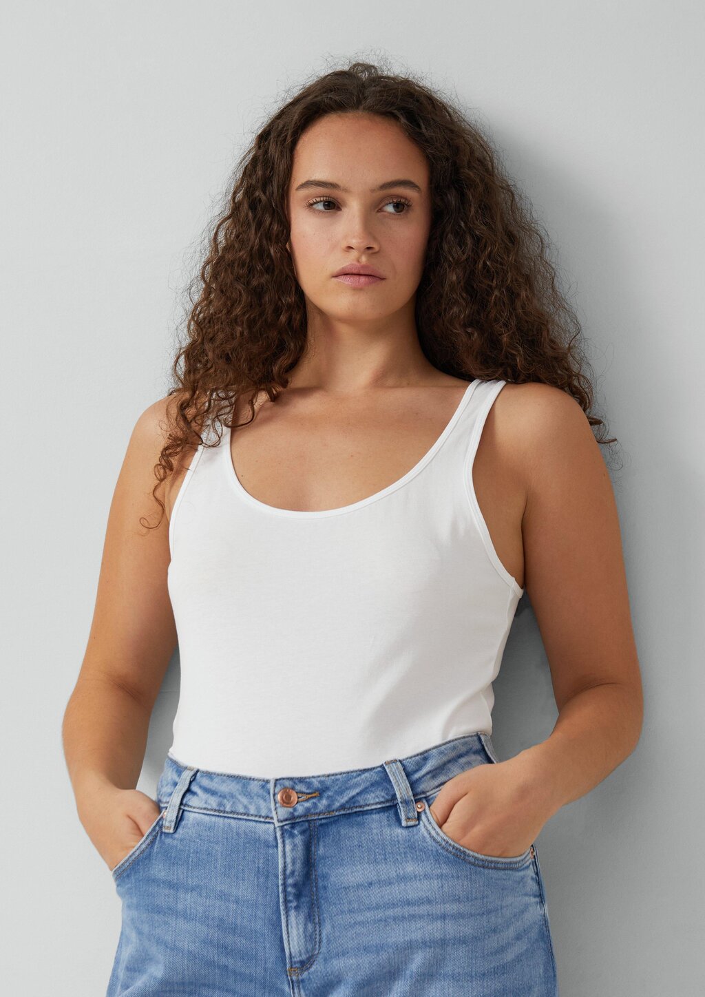 Top aus Baumwolljersey