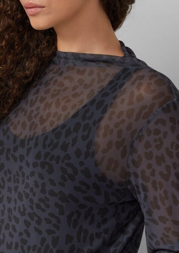 Mesh-Shirt mit All-over-Print