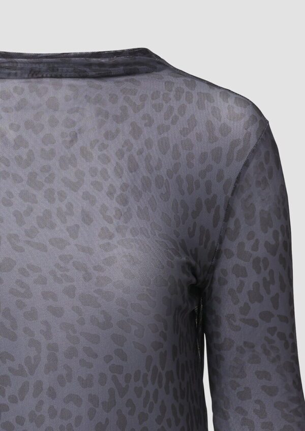 Mesh-Shirt mit All-over-Print