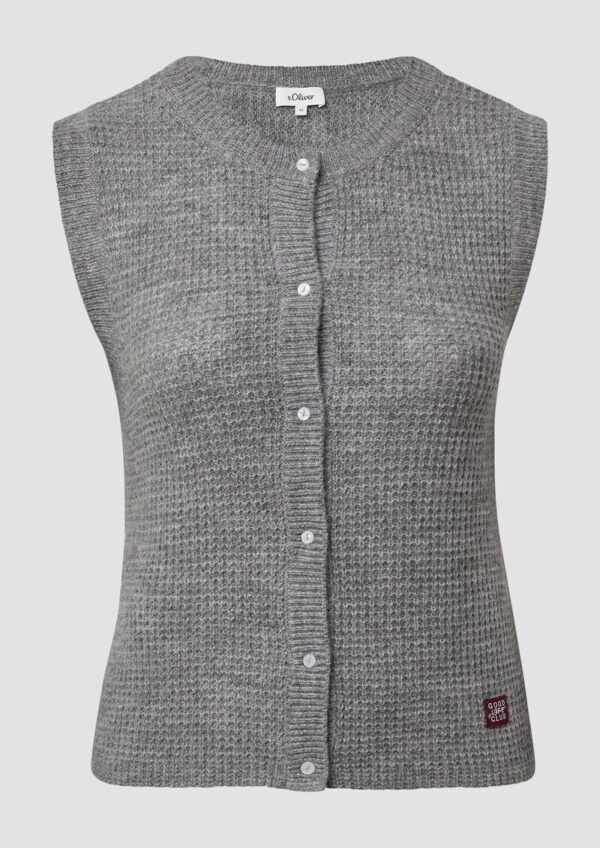 Strickweste aus Alpakamix